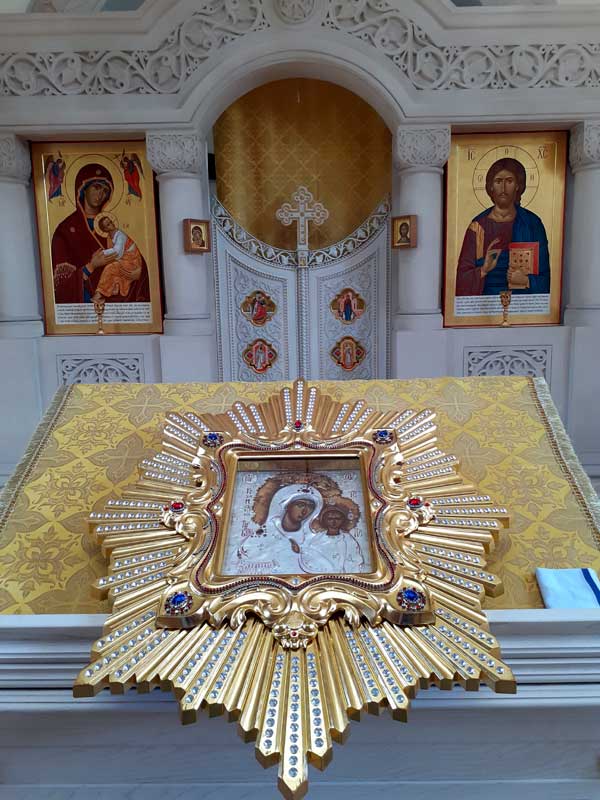Икона  Божьей  Матери Казанская Витебская в нашем храме