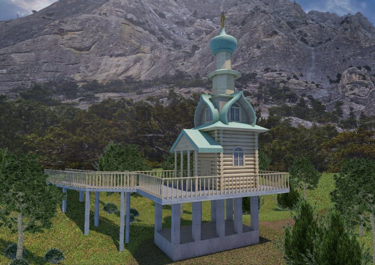 Начало строительства часовни в честь святого благоверного великого князя Александра Невского