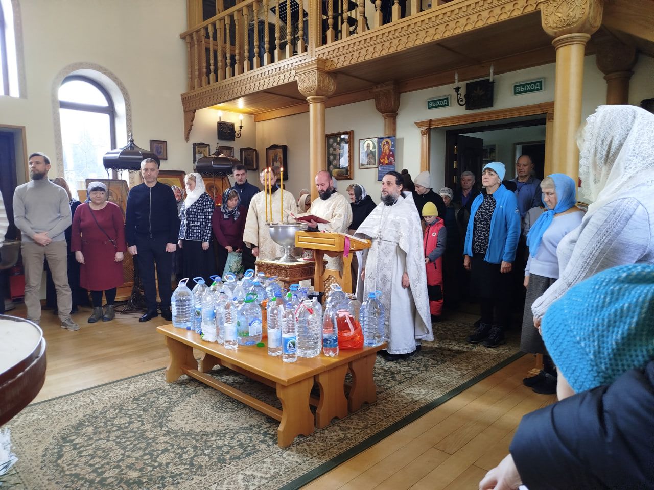 Крещенский сочельник в нашем Храме.